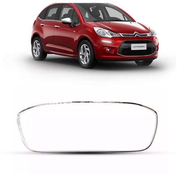 Friso Grade Radiador C3 2013 A 2014 Central Cromado