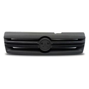 Grade Radiador Para Fiat Uno/fiorino 2006 A 2013 Friso Cinza