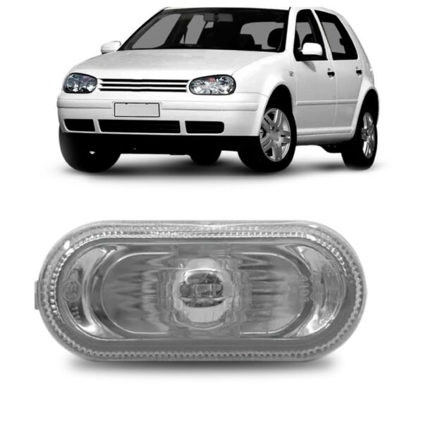 Pisca Lateral Paralama Golf 1999 A 2007 Cristal Sem Soquete