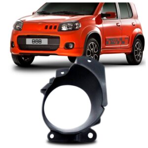 Suporte Do Moldura Milha Uno Moderno 2011 A 2015 Ld Preto Esquerdo