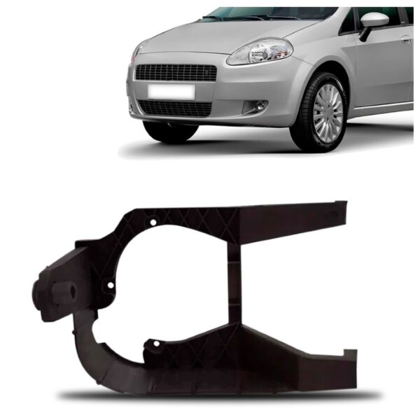 Suporte Moldura Milha Punto 2007 2008 2009 2010 2011 2012 Lado Esquerdo