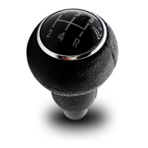 Bola Cambio Gol/parati /saveiro G3 G4 Preta C/anel Cromado Preto