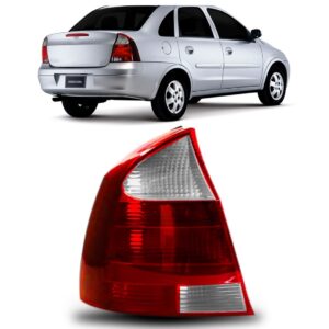 Lanterna Traseira Corsa Sedan 03 04 05 06 07 A 11 Ré Cristal Lado Esquerdo
