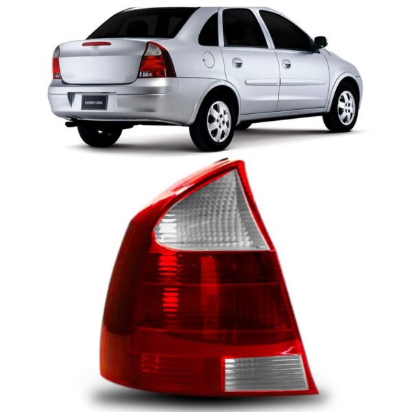 Lanterna Traseira Corsa Sedan 03 04 05 06 07 A 11 Ré Cristal Lado Esquerdo
