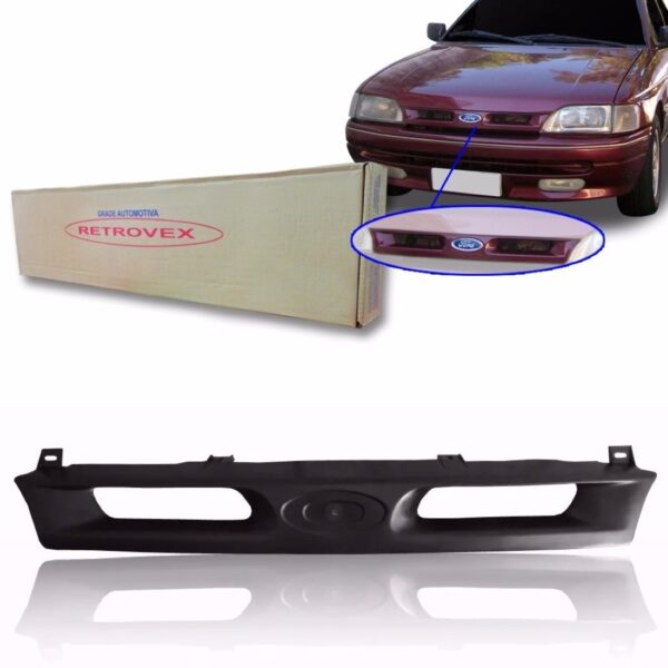 Grade Tela Radiador Para Escort Sapao 1993 94 1995  Preta