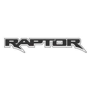 Adesivo Ranger Raptor Paralama Traseiro Preto C/branco Par