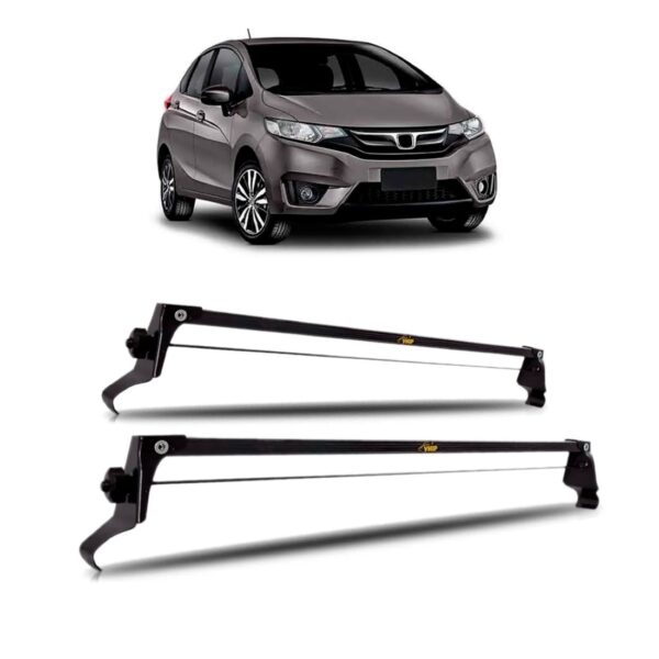 Rack Bagageiro De Teto Para Honda Fit 2015 2016 2017 A 2019 Preto
