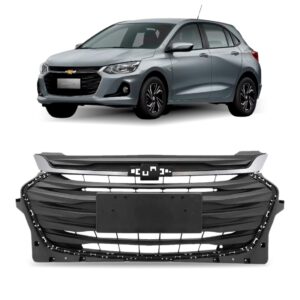 Grade Onix 2020 2021 2022 Com Friso Superior 1a Linha Preto