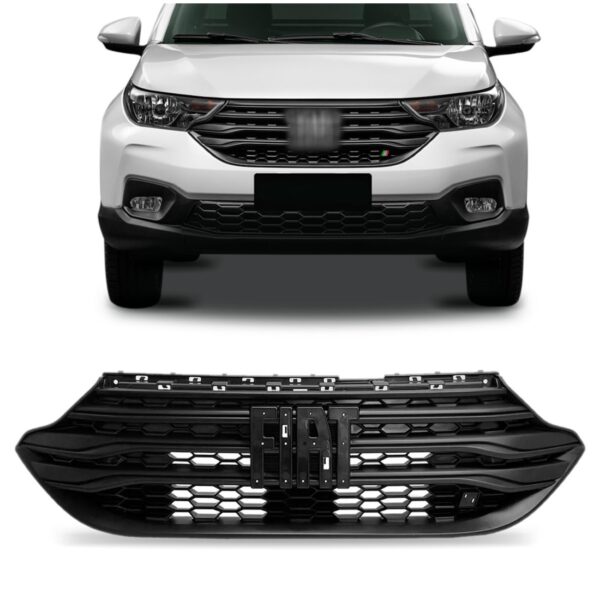 Grade Fiat Strada 2021 2022 Endurance Friso 1a Linha - Preto