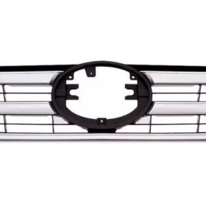 Grade Radiador Hilux 2016 A 2018 Preta Com Frisos Cromado Preto