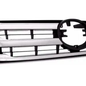 Grade Radiador Hilux 2016 A 2018 Preta Com Frisos Cromado Preto