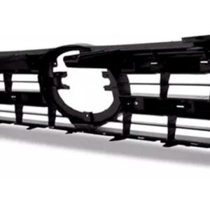 Grade Radiador Hilux 2016 A 2018 Preta Com Frisos Cromado Preto