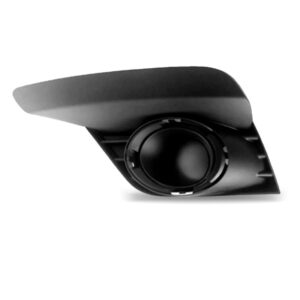 Aro Moldura Milha Logan/sandero 2020 S/ Furo Ld Preto Esquerdo