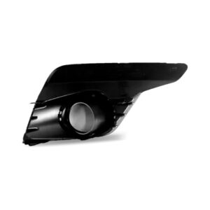 Aro Moldura Milha Logan/sandero 2020 S/ Furo Ld Preto Esquerdo