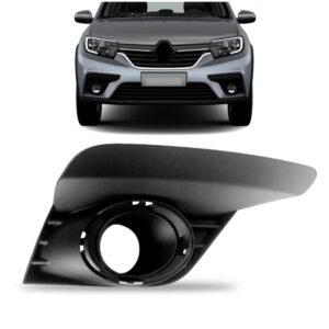 Aro Moldura Milha Logan/sandero 2020 C/ Furo Ld Preto Direito