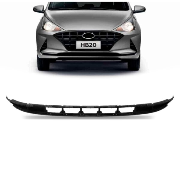 Grade Hb20 Hatch/sedan 2021 2022 Inferior Parachoque Preto