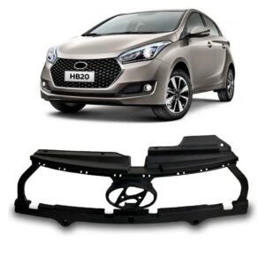 Acabamento Interno Reforço Grade Hb20/s Colmeia 2016 A 2019 Preto