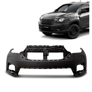 Parachoque Dianteiro Nova Fiat Strada 2021 2022  Novo Preto