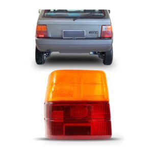 Lanterna Traseira Uno 1984 A 2001 S/ré Ambar/rubi Le Esquerdo