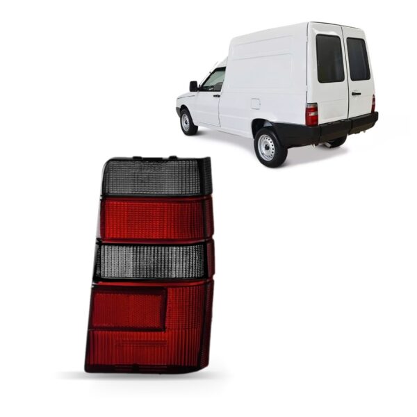 Lente Lanterna Traseira Fiorino 1986 A 1997 Mod. Carto Fume Lado Direito