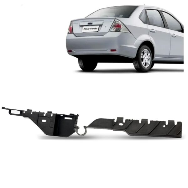Suporte Guia Parachoque Traseiro Fiesta Sedan 2010 A 2015 Lado Esquerdo