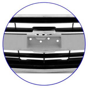 Grade Radiador Meriva 2010 A 12 Friso Cromado Moldura Preta
