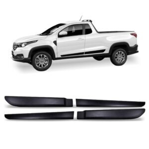 Friso Borrachão De Porta Para Fiat Strada 2021 A 2025