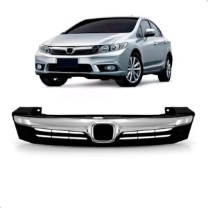 Grade Para Honda Civic 2012 2013 2014 2015 Friso Cromado Plástico