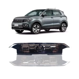Grade Radiador T Cross 2019 2020 A 2021 Black Piano 1a Linha