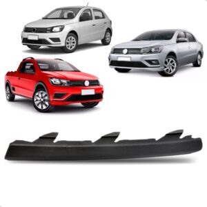 Acabamento Grade Parachoque Saveiro 2017 18 19 20 21 22 2023 Lado Esquerdo