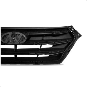 Grade Radiador Creta 2200 2021 2022  - Preto  Sem Friso Preto
