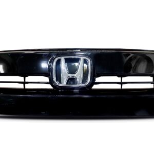 Grade Honda Civic 2017 2018 Black Piano Com Moldura Emblema Brilhante