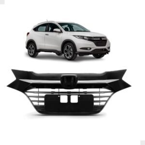 Grade Honda Hr-v 2015 A 2018 Total Black Piano Friso Cromado
