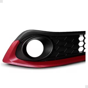 Grade Central Parachoque Fiat Argo 2017 A 20 Friso Vermelho