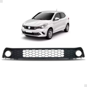 Grade Central Parachoque Argo 2017 A 2020 Friso Black Piano