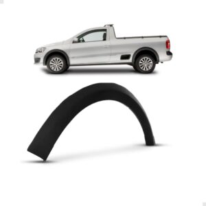 Moldura Paralama Saveiro G5 2008 A 2012 Preto Texturizado Lado Direito