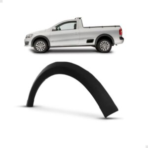 Moldura Paralama Saveiro G5 2008 A 2012 Preto Texturizado Lado Esquerdo