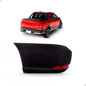 Ponteira Do Parachoque Para Saveiro G7 2016 A 2023 S/sensor Esquerda Motorista