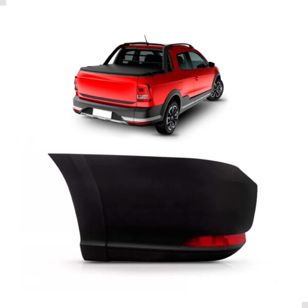 Ponteira Do Parachoque Para Saveiro G7 2016 A 2023 S/sensor Esquerda Motorista