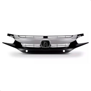 Grade Civic 2017 2018 C/ Furo Sensor Emblema E Friso Cromado Plástico