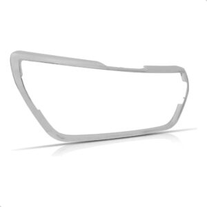 Moldura Da Grade Peugeot 208 2017 2018 2019 2020 Cromada Plástico