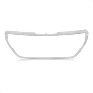 Moldura Da Grade Peugeot 208 2017 2018 2019 2020 Cinza Plástico