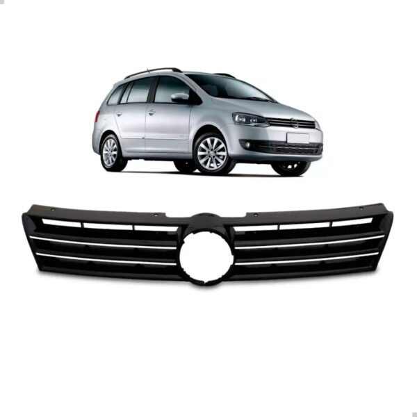 Grade Space Fox 2010 Até 2023 Black Piano Com Friso 1a Linha