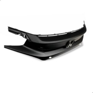 Tela Frontal Civic 2017 Até 2018 Preta Moldura + E Emblema