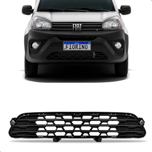 Tela Frontal Central Fiorino 2023 Até 2024 Preta Preta