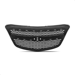Grade Central Para  Agile Montana 2009 A 2014  Friso Preto Plástico