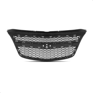 Grade Central Para  Agile Montana 2009 A 2014  Friso Preto Plástico