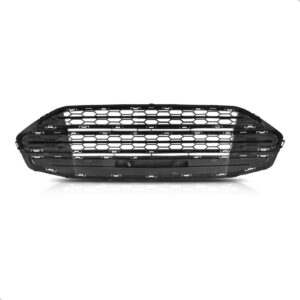 Grade Central Parachoque Ecosport Friso Cinza 2013 A 2017 - Plástico