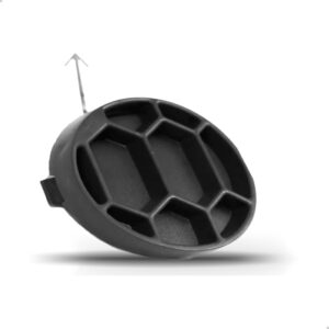 Tampa Reboque Pchoque Dianteiro Para Fiat Strada Preto