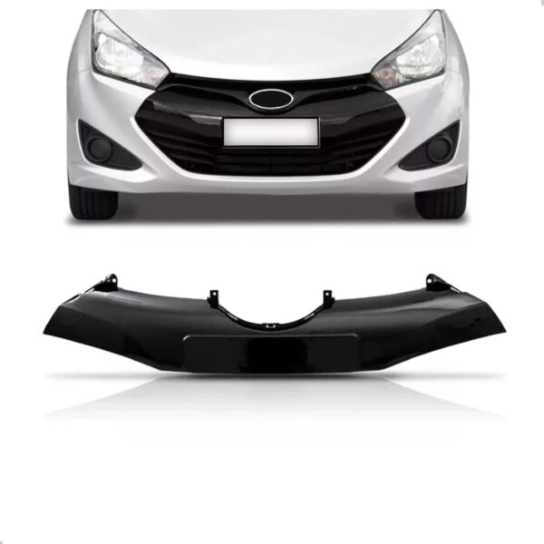 Aplique Placa Hb20 Hb20s 2012 2013 2014 2015 Preto Brilhante Preto Brilhante